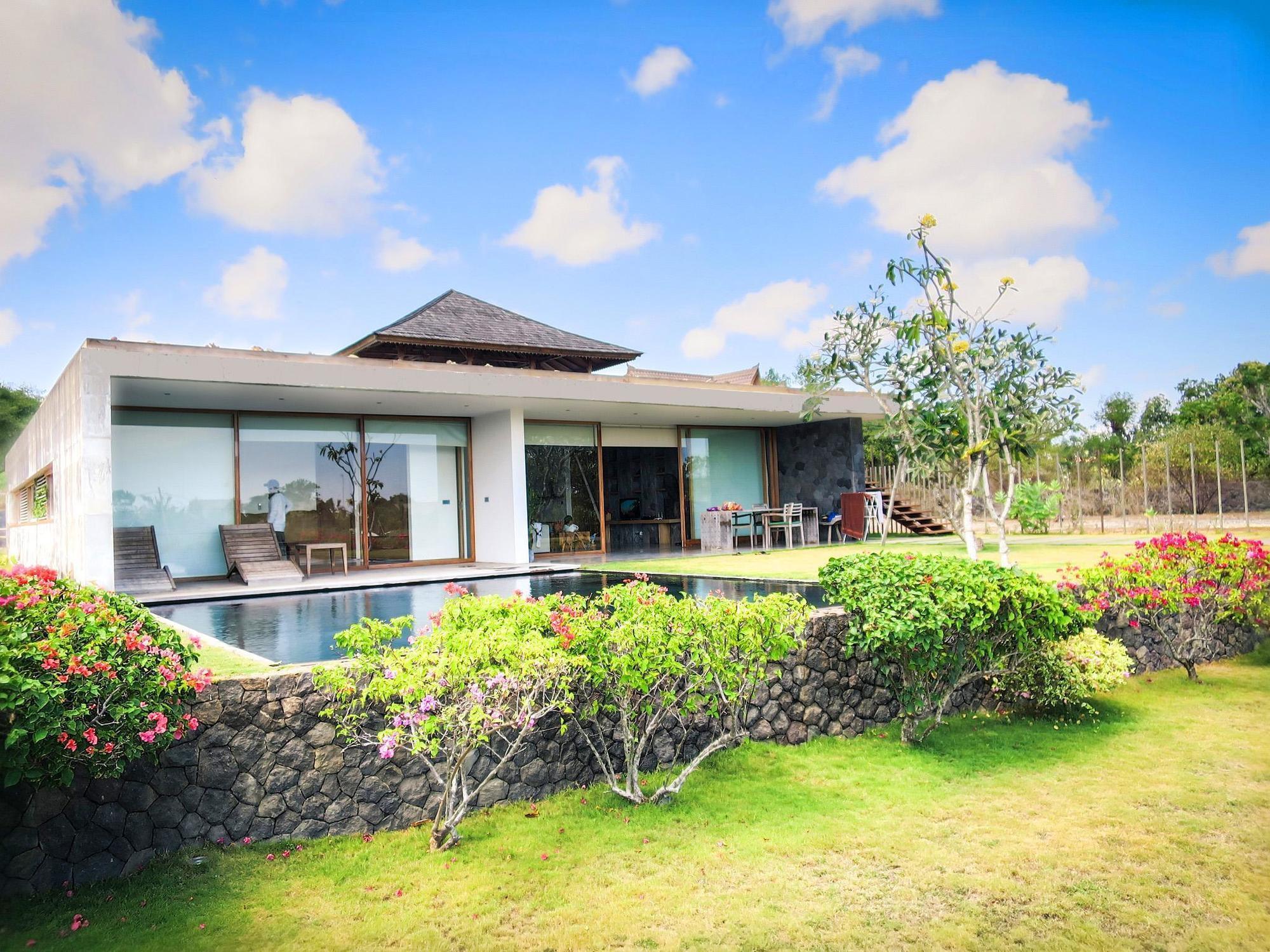 Jimbaran Balangan Beach Front Villa Nakar Pecatu Exteriör bild