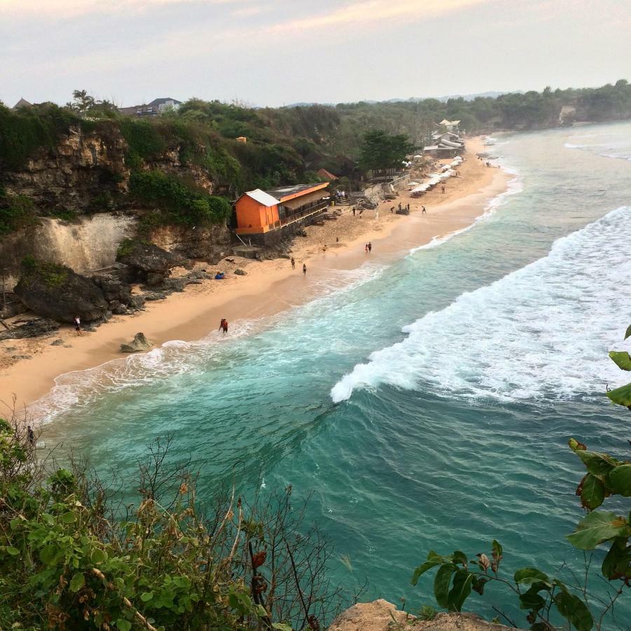 Jimbaran Balangan Beach Front Villa Nakar Pecatu Exteriör bild